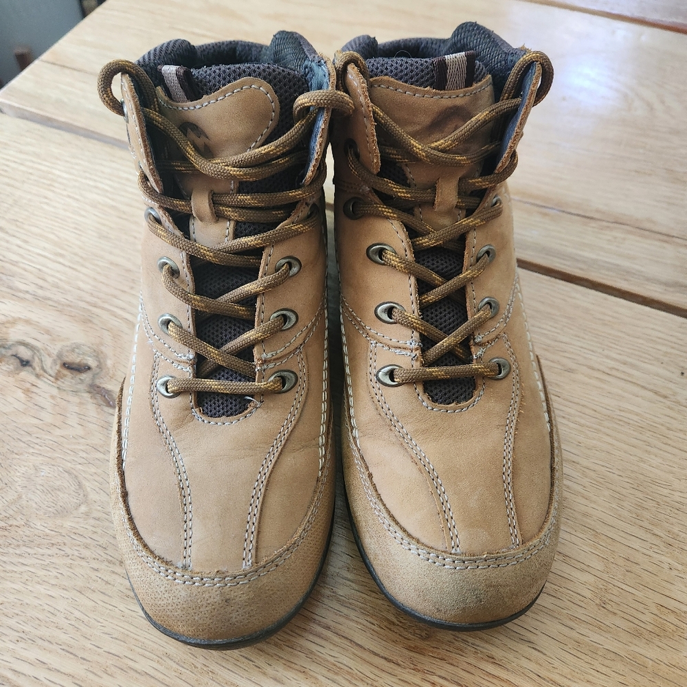 Zapatos Flexi Mens Boots Size 8.5 US/ 26.5 MEX Camel Brown Leather Shoes - Picture 5 of 10